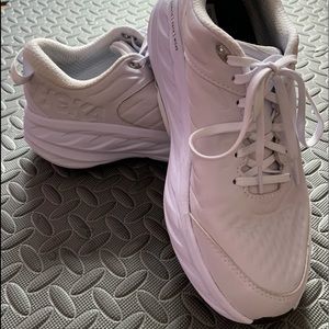Bondi Sr Women’s 10.5 White leather new from Hoka